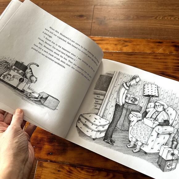 PJ Library Mrs. Moskowitz And The Sabbath Candles Jewish Paperback Book - Picture 5 of 11